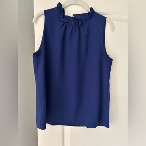J. Crew Royal Blue Sleeveless Blouse